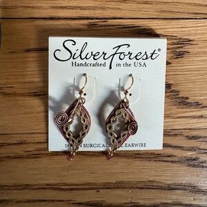 Silver Forest Earrings